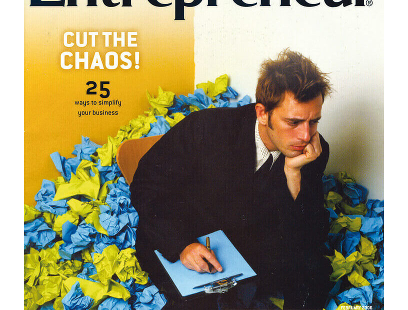 Entrepreneur Magazine cover featuring an article that includes commentary by Alan F. Castillo on government contracting.